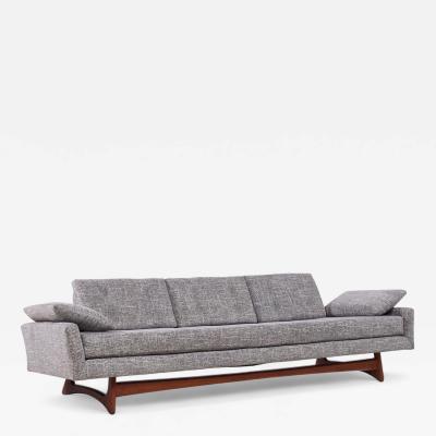 Adrian Pearsall Adrian Pearsall for Craft Associates Mid Century Walnut Gondola Sofa