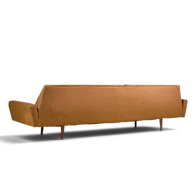 Adrian Pearsall Adrian Pearsall for Craft Associates Mid Century Walnut Gondola Sofa
