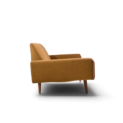 Adrian Pearsall Adrian Pearsall for Craft Associates Mid Century Walnut Gondola Sofa