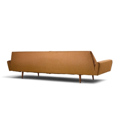 Adrian Pearsall Adrian Pearsall for Craft Associates Mid Century Walnut Gondola Sofa