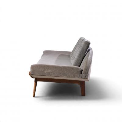 Adrian Pearsall Adrian Pearsall for Craft Associates Mid Century Walnut Gondola Sofa