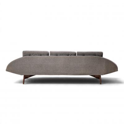 Adrian Pearsall Adrian Pearsall for Craft Associates Mid Century Walnut Gondola Sofa
