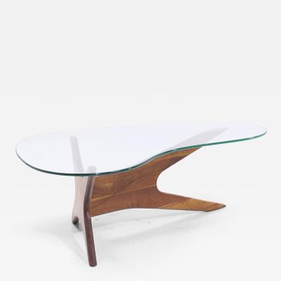 Adrian Pearsall Adrian Pearsall for Craft Associates Mid Century Walnut Jacks Coffee Table