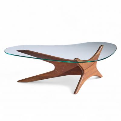 Adrian Pearsall Adrian Pearsall for Craft Associates Mid Century Walnut Jacks Coffee Table