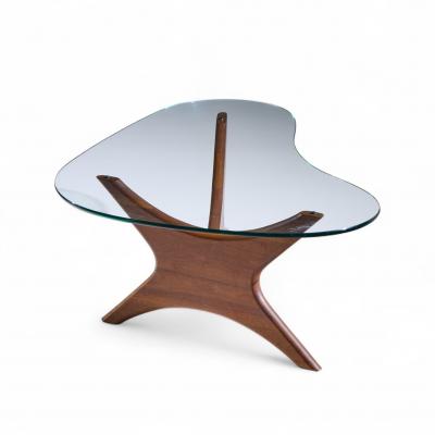 Adrian Pearsall Adrian Pearsall for Craft Associates Mid Century Walnut Jacks Coffee Table