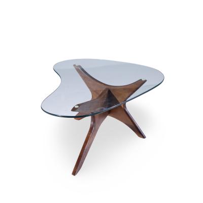 Adrian Pearsall Adrian Pearsall for Craft Associates Mid Century Walnut Jacks Coffee Table