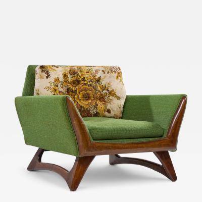 Adrian Pearsall Adrian Pearsall for Craft Associates Mid Century Walnut Lounge Chair