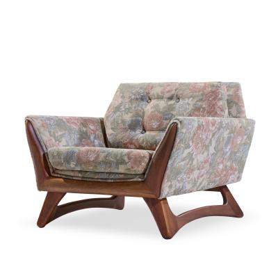 Adrian Pearsall Adrian Pearsall for Craft Associates Mid Century Walnut Lounge Chair