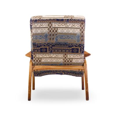 Adrian Pearsall Adrian Pearsall for Craft Associates Mid Century Walnut Lounge Chairs Pair