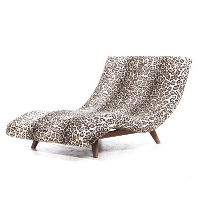 Adrian Pearsall Adrian Pearsall for Craft Associates Mid Century Walnut Wave Chaise