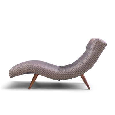 Adrian Pearsall Adrian Pearsall for Craft Associates Mid Century Walnut Wave Chaise
