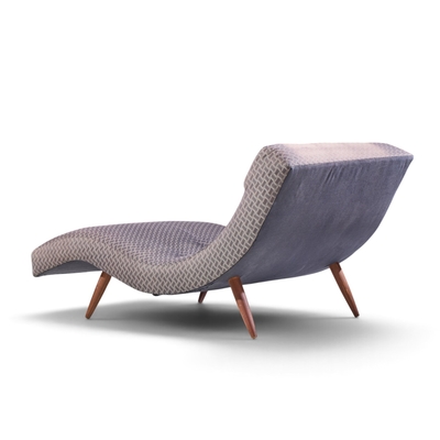 Adrian Pearsall Adrian Pearsall for Craft Associates Mid Century Walnut Wave Chaise