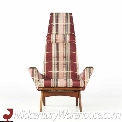Adrian Pearsall Adrian Pearsall for Craft Associates Slim Jim Highback Lounge Chair Pair