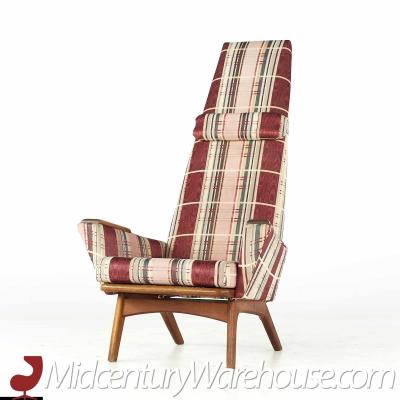 Adrian Pearsall Adrian Pearsall for Craft Associates Slim Jim Highback Lounge Chair Pair