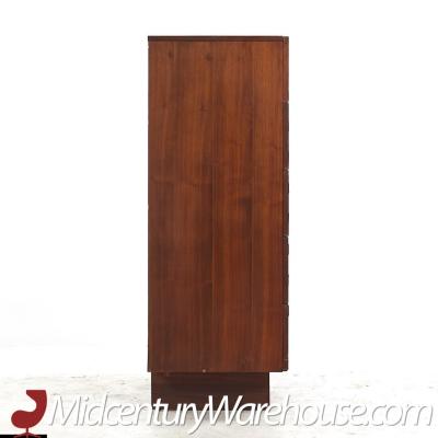 Adrian Pearsall Adrian Pearsall for Craft Associates Walnut and Chrome Highboy Dresser