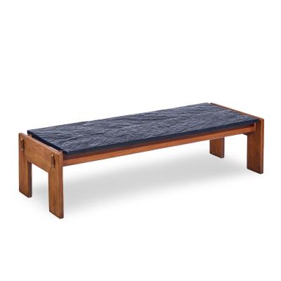 Adrian Pearsall Adrian Pearsall for Craft Associates Walnut and Slate Top Coffee Table