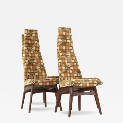 Adrian Pearsall Adrian Pearsall for Craft AssociatesWalnut Highback Dining Chairs Set of 4