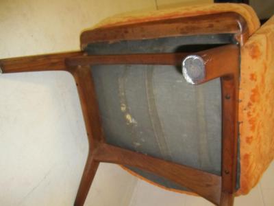 Adrian Pearsall Fabulous Adrian Pearsall Wing Back Walnut Lounge Chair Mid Century Modern