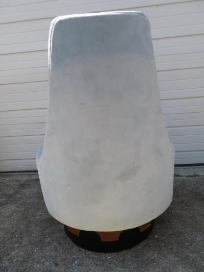 Adrian Pearsall Fantastic Adrian Pearsall Tall Back Swivel King Chair Mid Century Modern