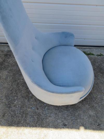 Adrian Pearsall Fantastic Adrian Pearsall Tall Back Swivel King Chair Mid Century Modern