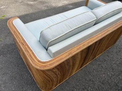 Adrian Pearsall Fantastic Gabriella Crespi style Pencil Reed Loveseat Sofa Mid Century Modern