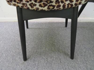 Adrian Pearsall Fantastic Set Four Adrian Pearsall Lacquered Dining Chairs Mid Century Modern