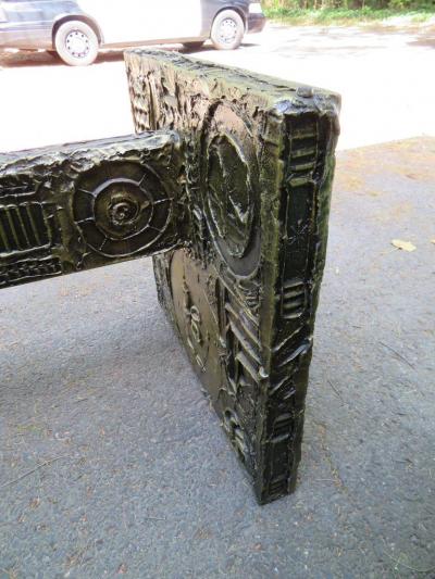 Adrian Pearsall Gorgeous Adrian Pearsall Brutalist Dining Table Desk the Style of Paul Evans