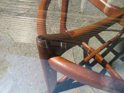 Adrian Pearsall Gorgeous Adrian Pearsall Sculptural Walnut Dining Table Mid Century Modern