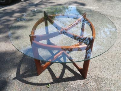Adrian Pearsall Gorgeous Adrian Pearsall Sculptural Walnut Dining Table Mid Century Modern