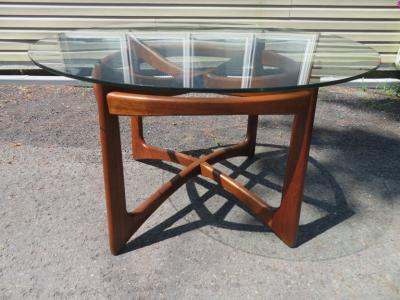 Adrian Pearsall Gorgeous Adrian Pearsall Sculptural Walnut Dining Table Mid Century Modern