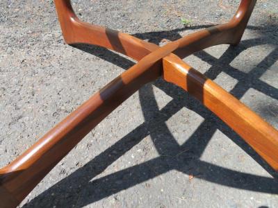 Adrian Pearsall Gorgeous Adrian Pearsall Sculptural Walnut Dining Table Mid Century Modern