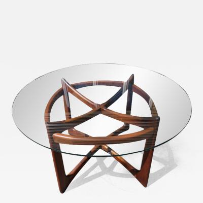 Adrian Pearsall Gorgeous Adrian Pearsall Sculptural Walnut Dining Table Mid Century Modern