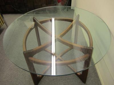 Adrian Pearsall Gorgeous Adrian Pearsall Sculptural Walnut Dining Table Mid century Modern
