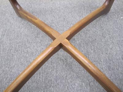 Adrian Pearsall Gorgeous Adrian Pearsall Sculptural Walnut Dining Table Mid century Modern