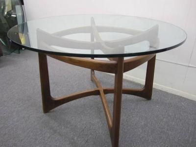 Adrian Pearsall Gorgeous Adrian Pearsall Sculptural Walnut Dining Table Mid century Modern