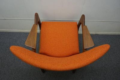 Adrian Pearsall Gorgeous Adrian Pearsall Sculptural Walnut Lounge Chair