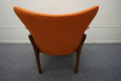 Adrian Pearsall Gorgeous Adrian Pearsall Sculptural Walnut Lounge Chair