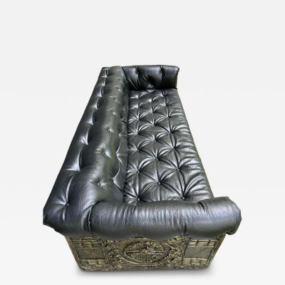 Adrian Pearsall Handsome Adrian Pearsall Brutalist Goop Sofa Tufted Chesterfield Mid Century Mod