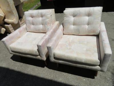Adrian Pearsall Handsome Pair of Adrian Pearsall Lounge Chairs for Craft Associates Inc 