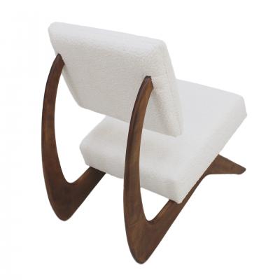 Adrian Pearsall In the Style of Adrian Pearsall Walnut Pair of Lounge Chairs