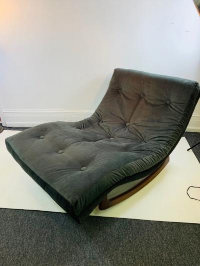 Adrian Pearsall MID CENTURY CHAISE LOUNGE ROCKER BY ADRIAN PEARSALL