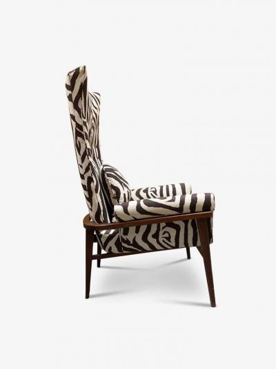 Adrian Pearsall MID CENTURY HIGH BACK CHAIRS IN THE STYLE OF ADRIAN PEARSALL