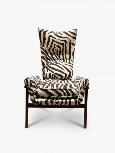 Adrian Pearsall MID CENTURY HIGH BACK CHAIRS IN THE STYLE OF ADRIAN PEARSALL