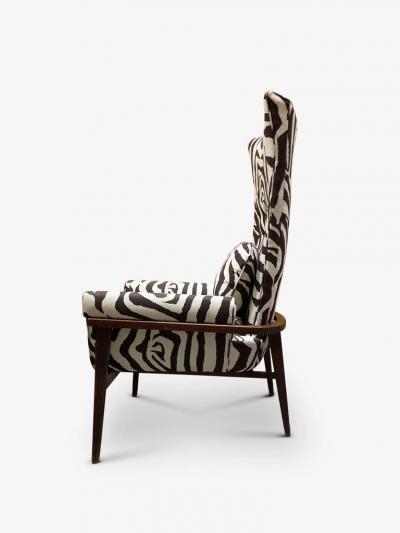 Adrian Pearsall MID CENTURY HIGH BACK CHAIRS IN THE STYLE OF ADRIAN PEARSALL