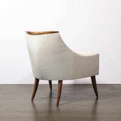 Adrian Pearsall Mid Century Sculptural Tapered Lounge Chairs in Walnut By Adrian Pearsall
