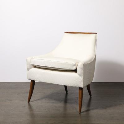 Adrian Pearsall Mid Century Sculptural Tapered Lounge Chairs in Walnut By Adrian Pearsall