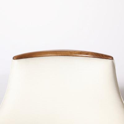 Adrian Pearsall Mid Century Sculptural Tapered Lounge Chairs in Walnut By Adrian Pearsall