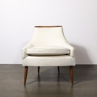 Adrian Pearsall Mid Century Sculptural Tapered Lounge Chairs in Walnut By Adrian Pearsall