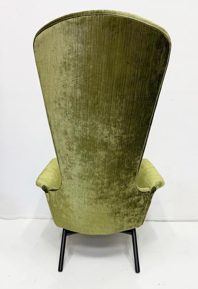 Adrian Pearsall Overscale Mid century 1950s Adrian Pearsall Lounge Chair Newly Upholstered