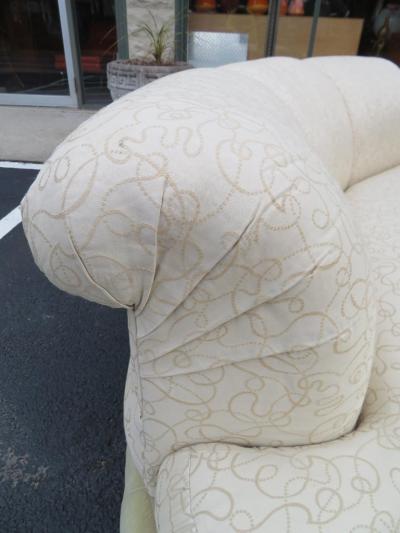 Adrian Pearsall Pair Adrian Pearsall Kidney Shaped Curved Sofa Mid Century Modern